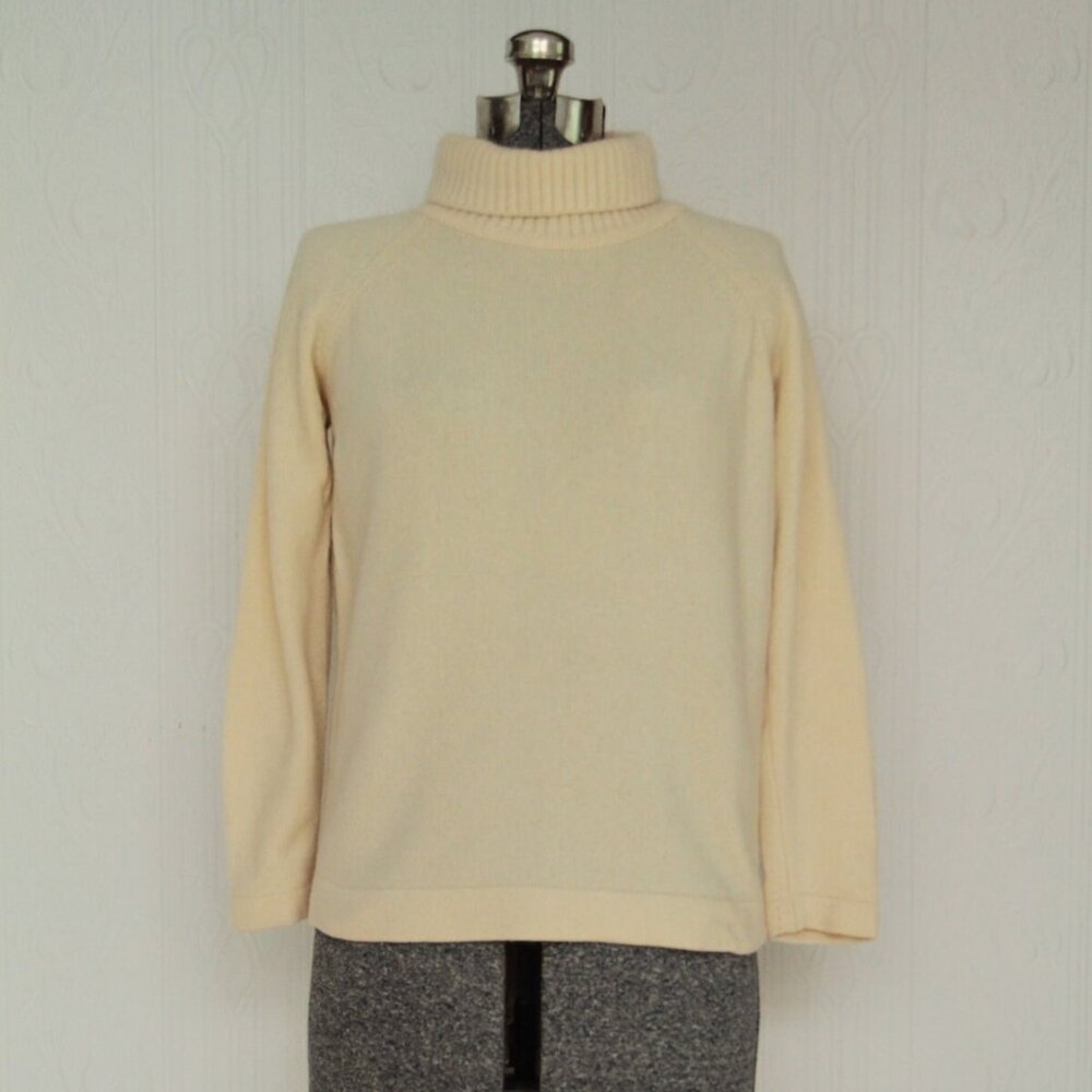 60's Dalton cashmere turtleneck - bracelet sleeves